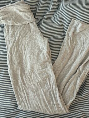 Garage Wide Leg Jumpsuit - Light Heather Gray